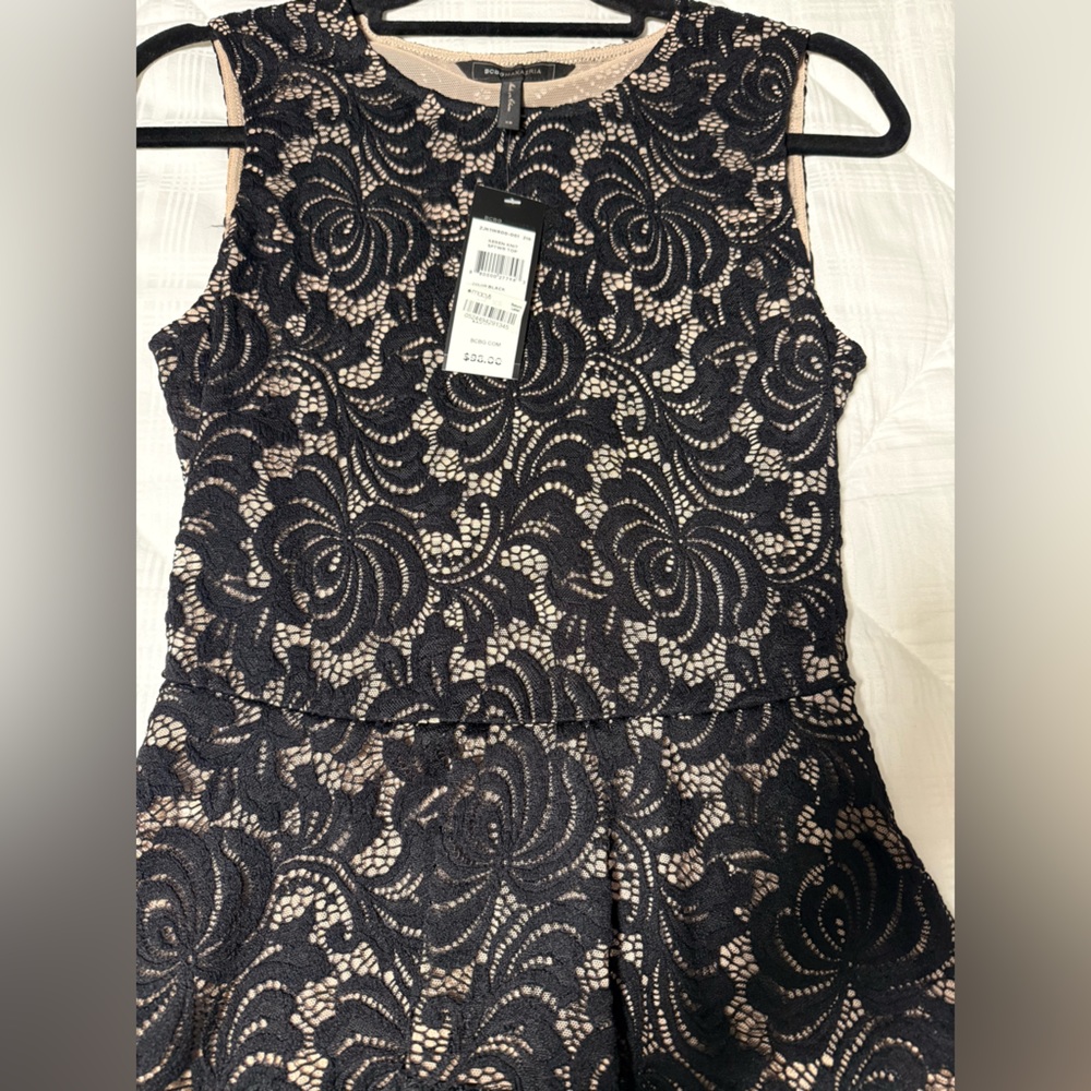 Black Lace Sleeveless Top